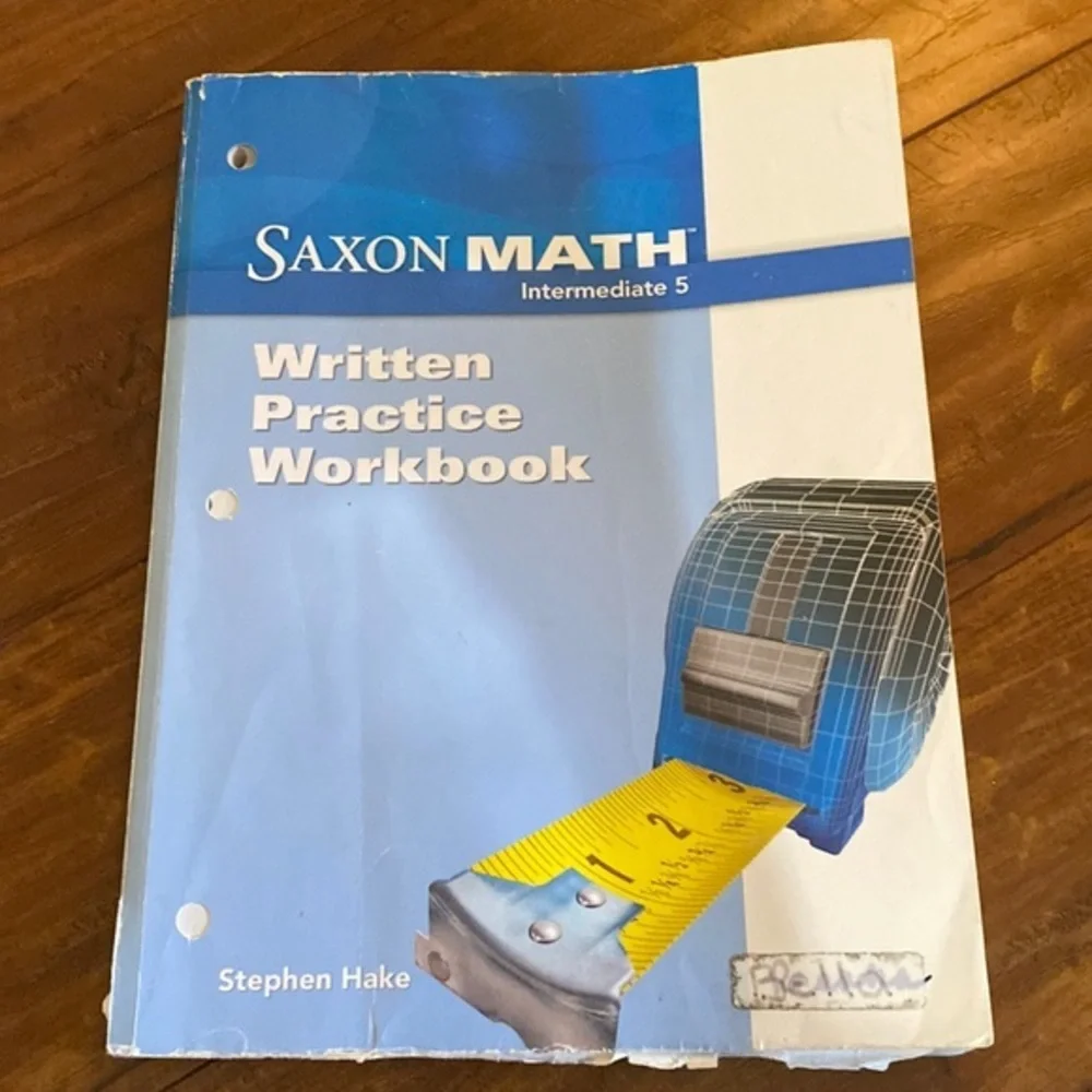 Saxon Math Intermediate 5: Written Practice Workbook - Picture 1 of 2